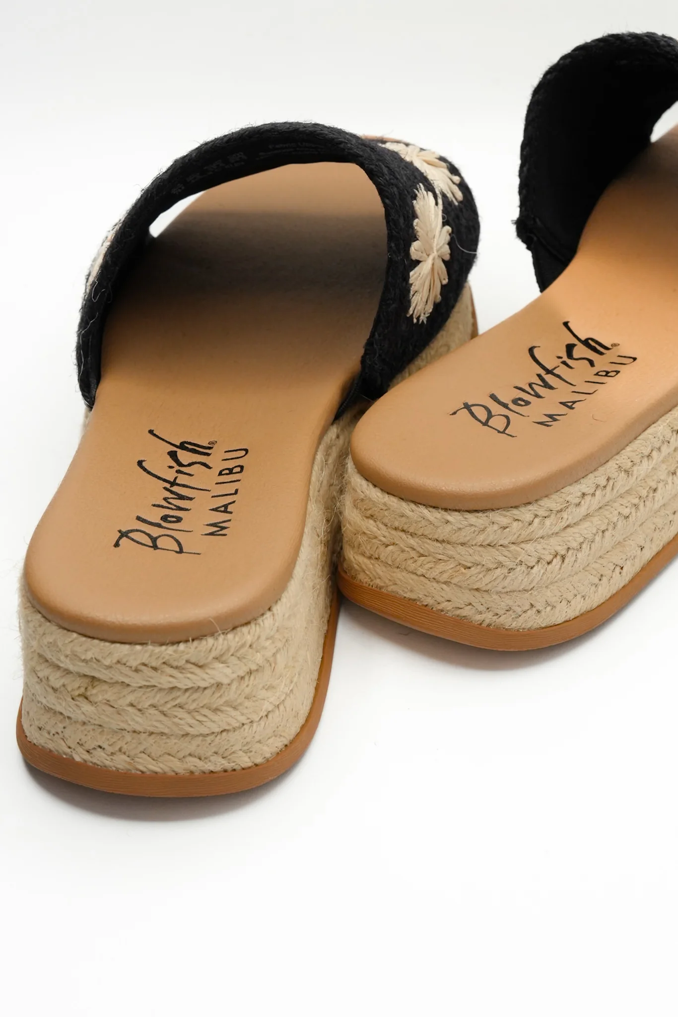 Blowfish Braided Raffia Floral Espadrille Wedge Sandal - Image 5