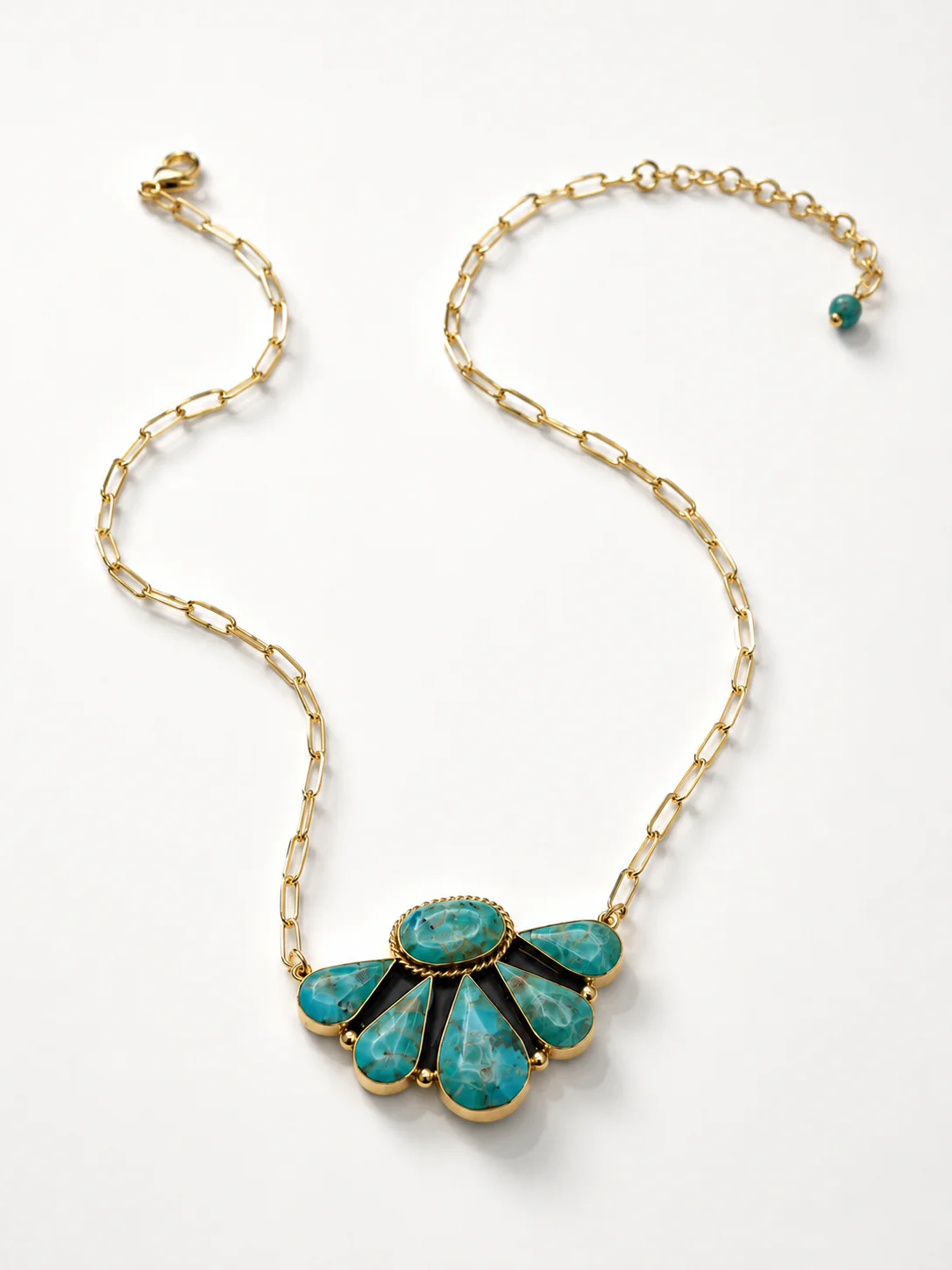 BOHO SOL Large Half Cluster Necklace - Image 2