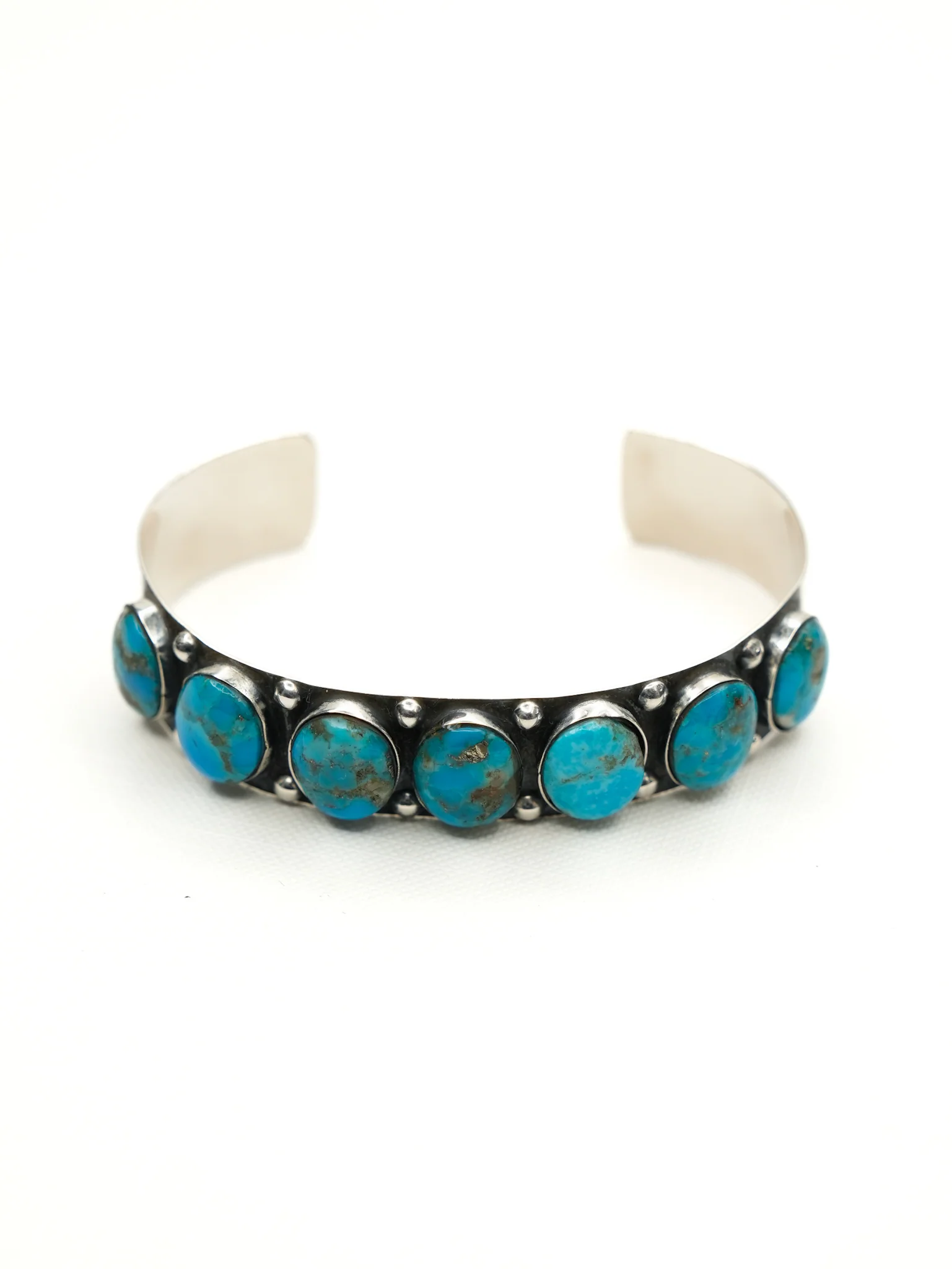 BOHO SOL Turquoise Oval Stone Cuff - Image 2