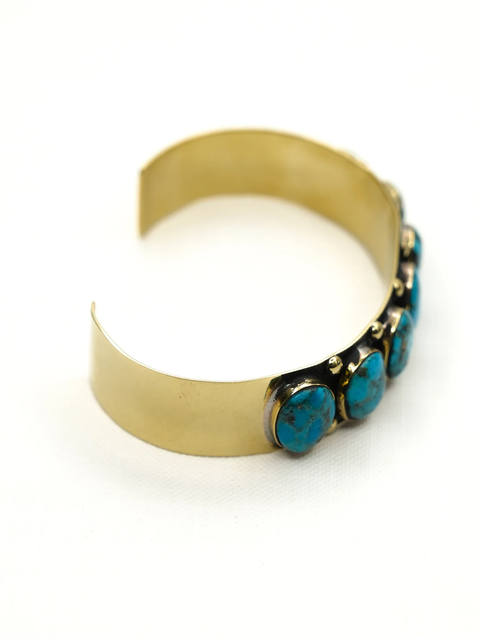 BOHO SOL Turquoise Oval Stone Cuff - Image 4