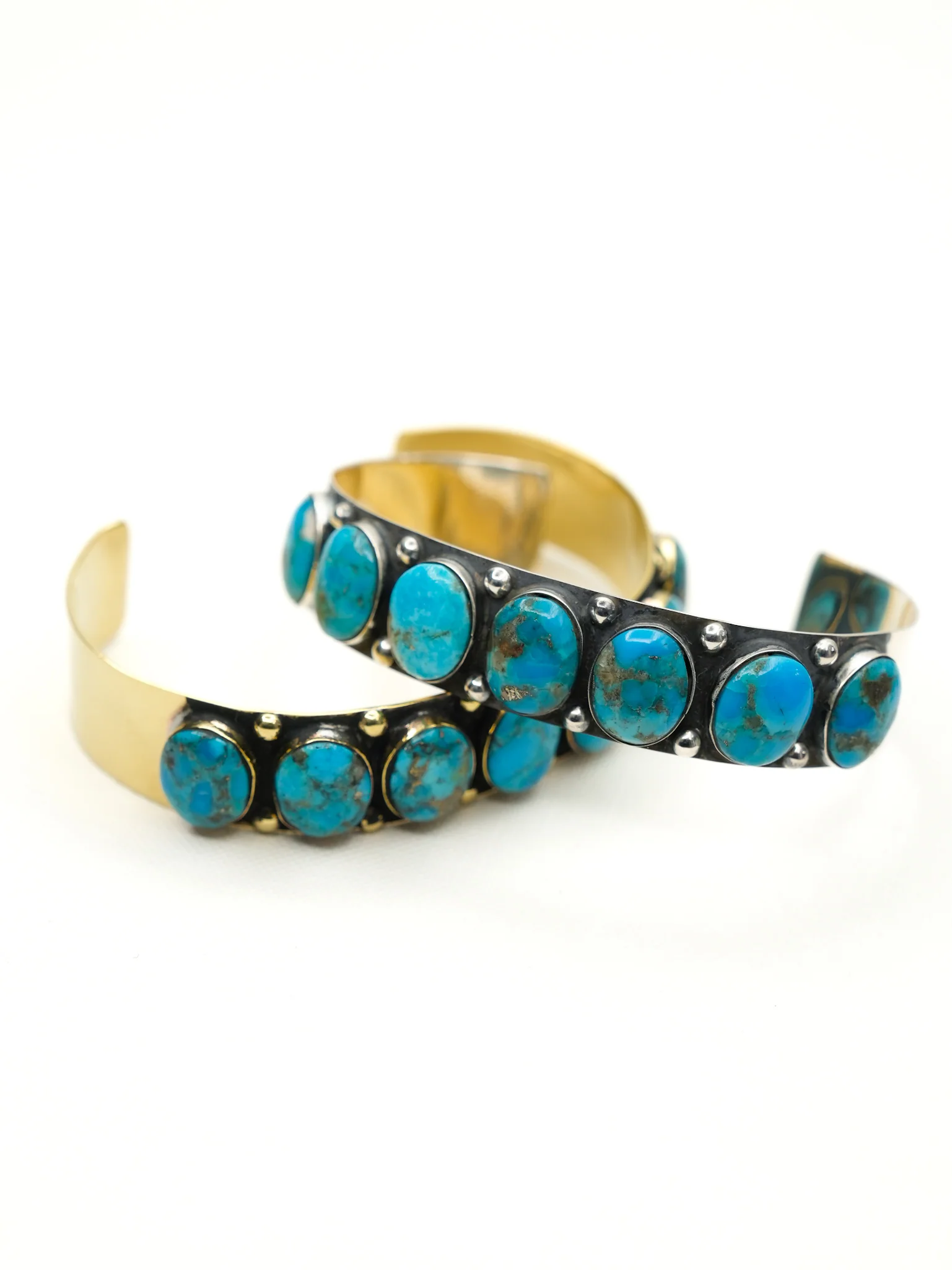 BOHO SOL Turquoise Oval Stone Cuff - Image 5