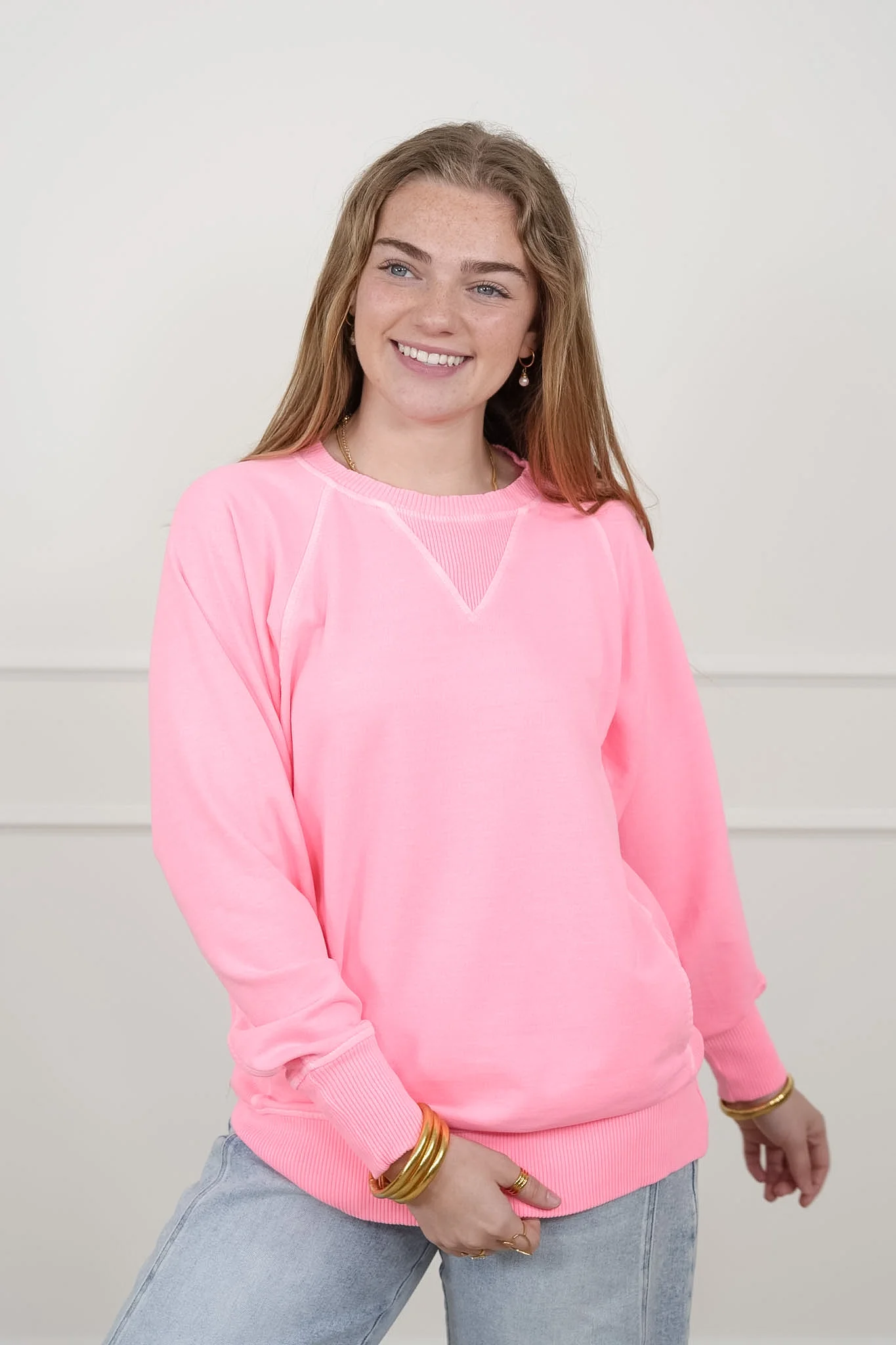 Door Buster! Zenana Pigment Dyed French Terry Pullover with Pockets - Image 8