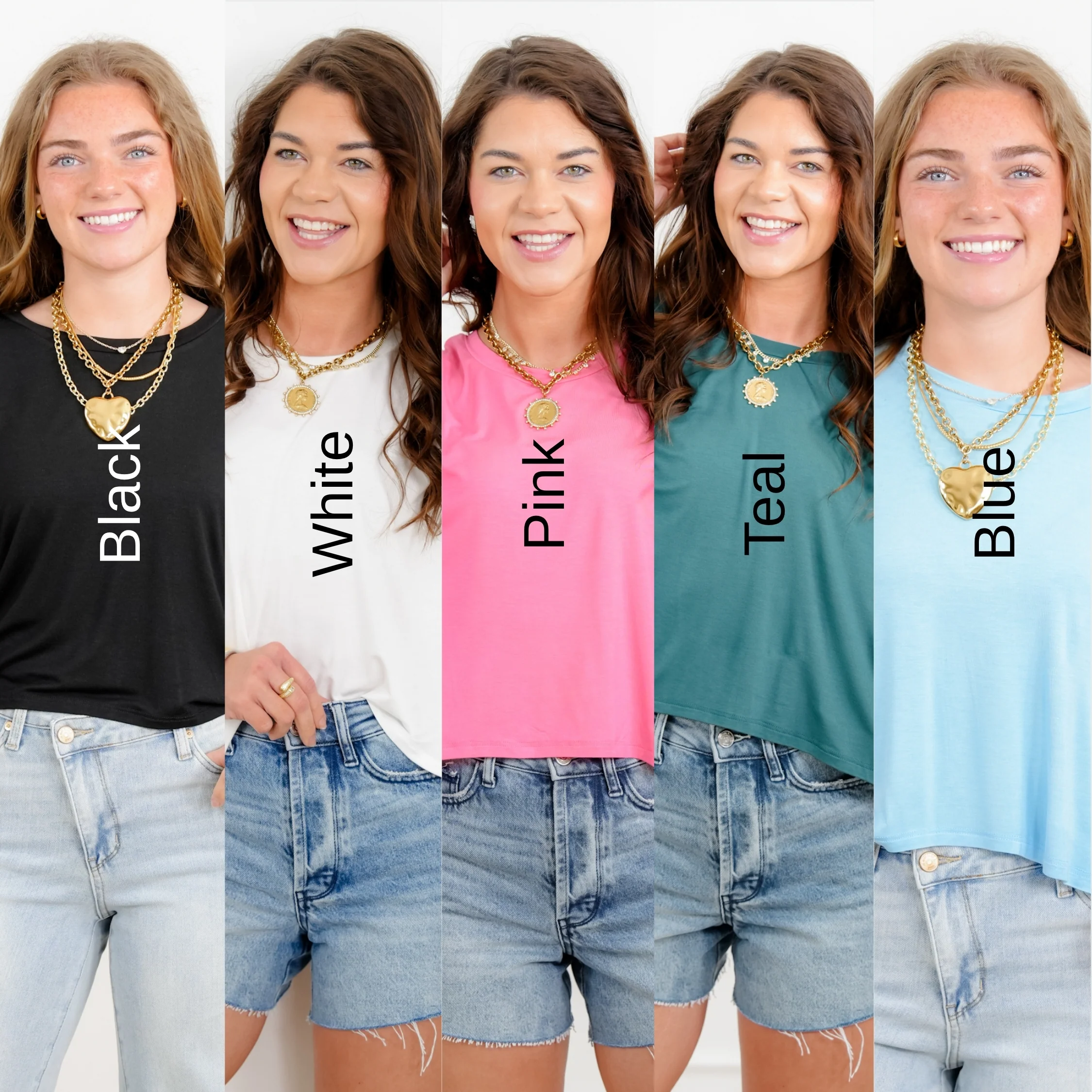 Door Buster! Short Dolman Sleeve Crew Neck High-Lo Top - Image 11