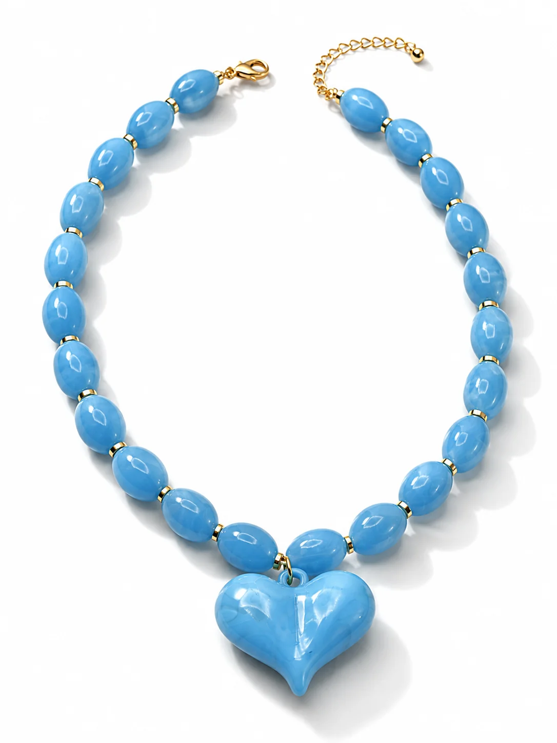 Gemelli Roxie Turquoise Heart Pendant Necklace - Image 2