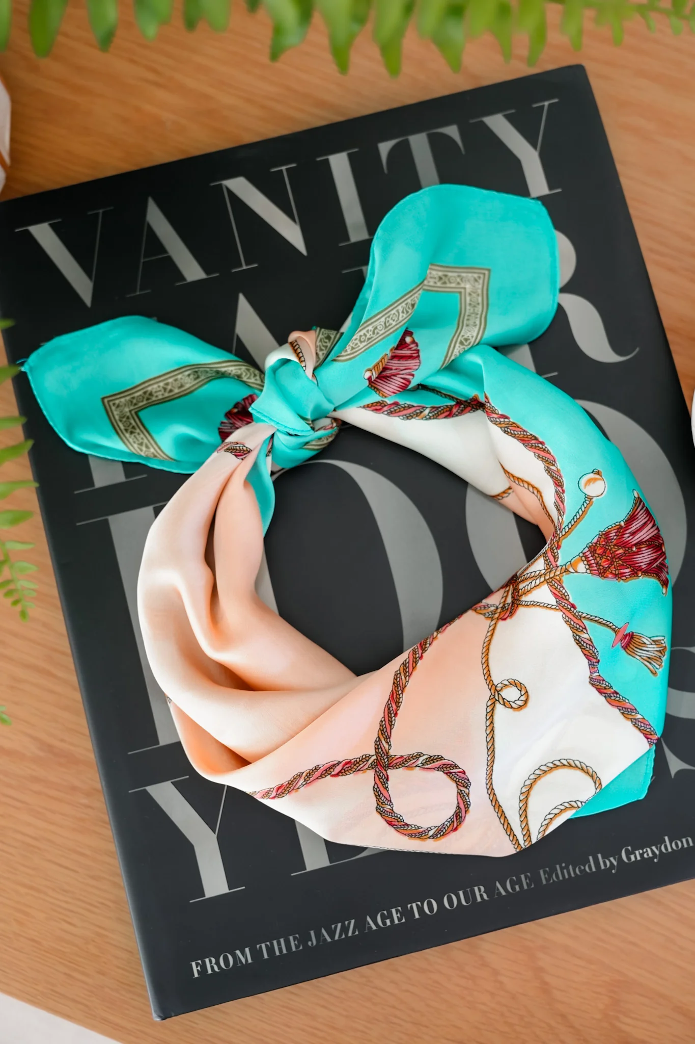 German Fuentes Tassel Design Small Scarf - Image 2