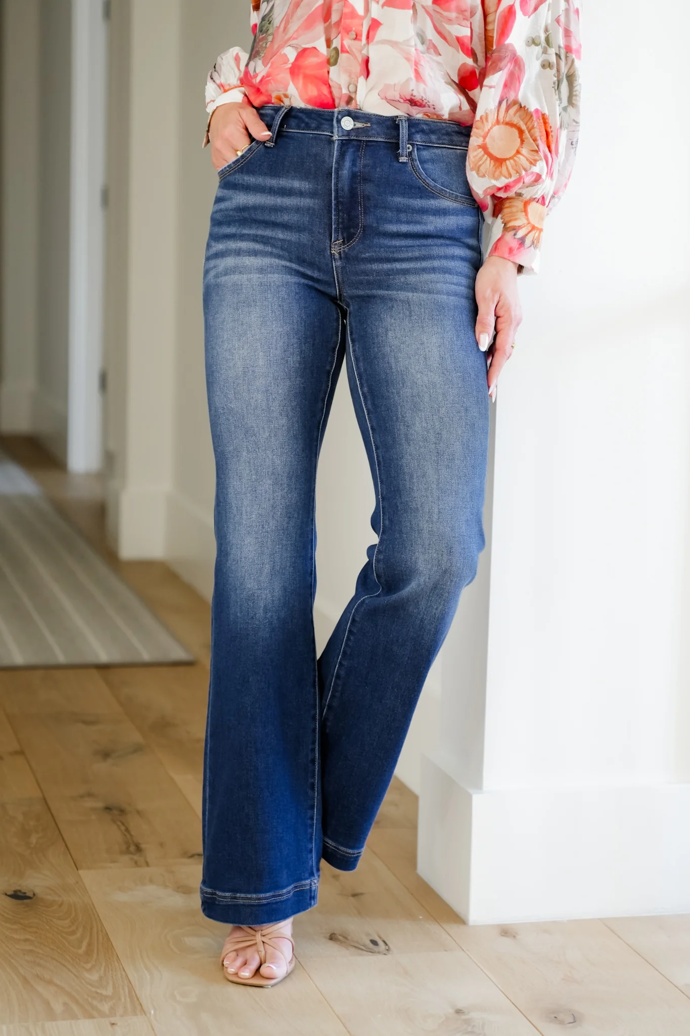 J21 Eleven By Risen High Rise Dark Wash Bootcut Jeans - Image 9