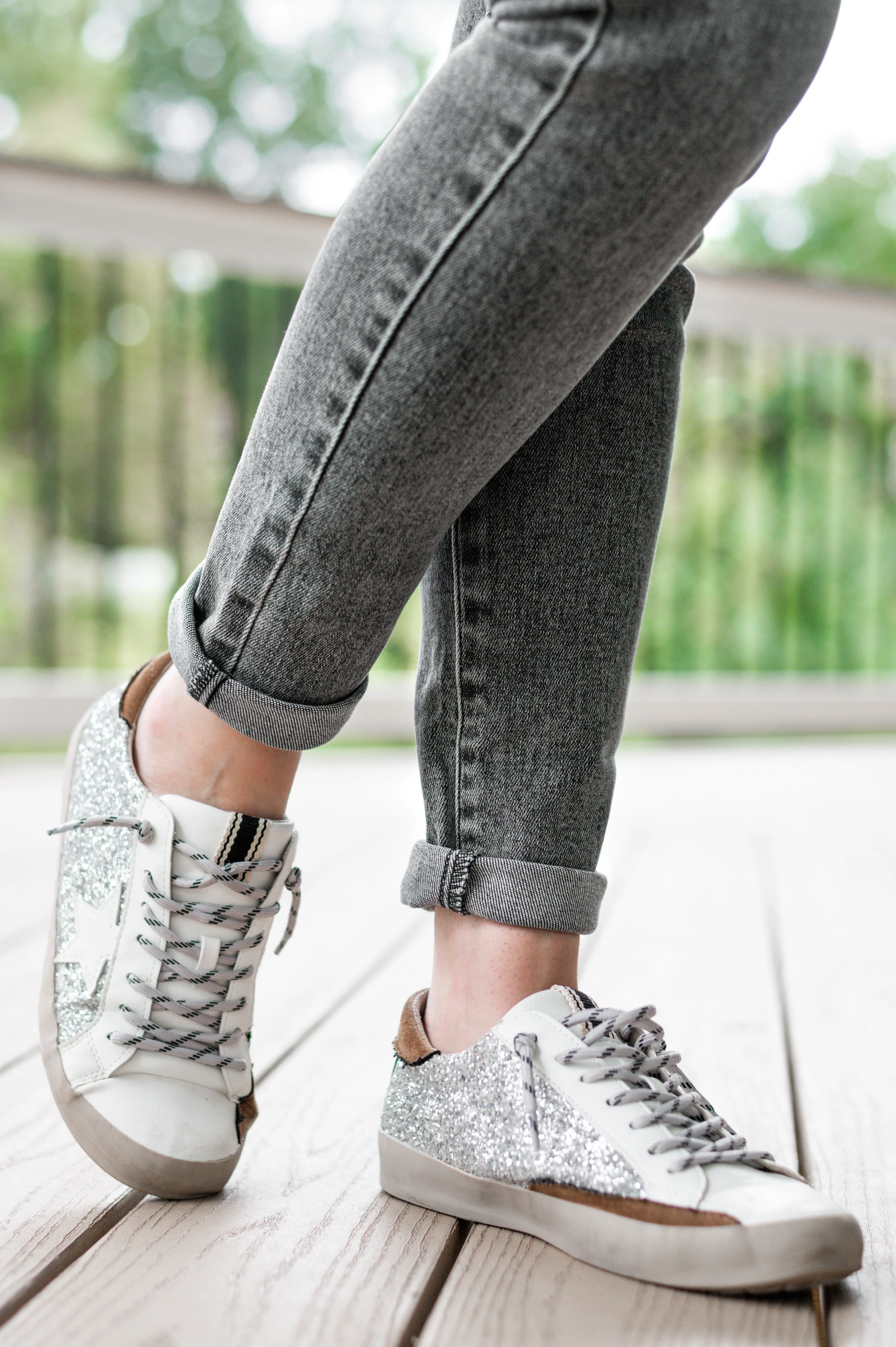 KanCan Trend Setter Grey Non-Distressed Super Skinny Jeans - Image 4