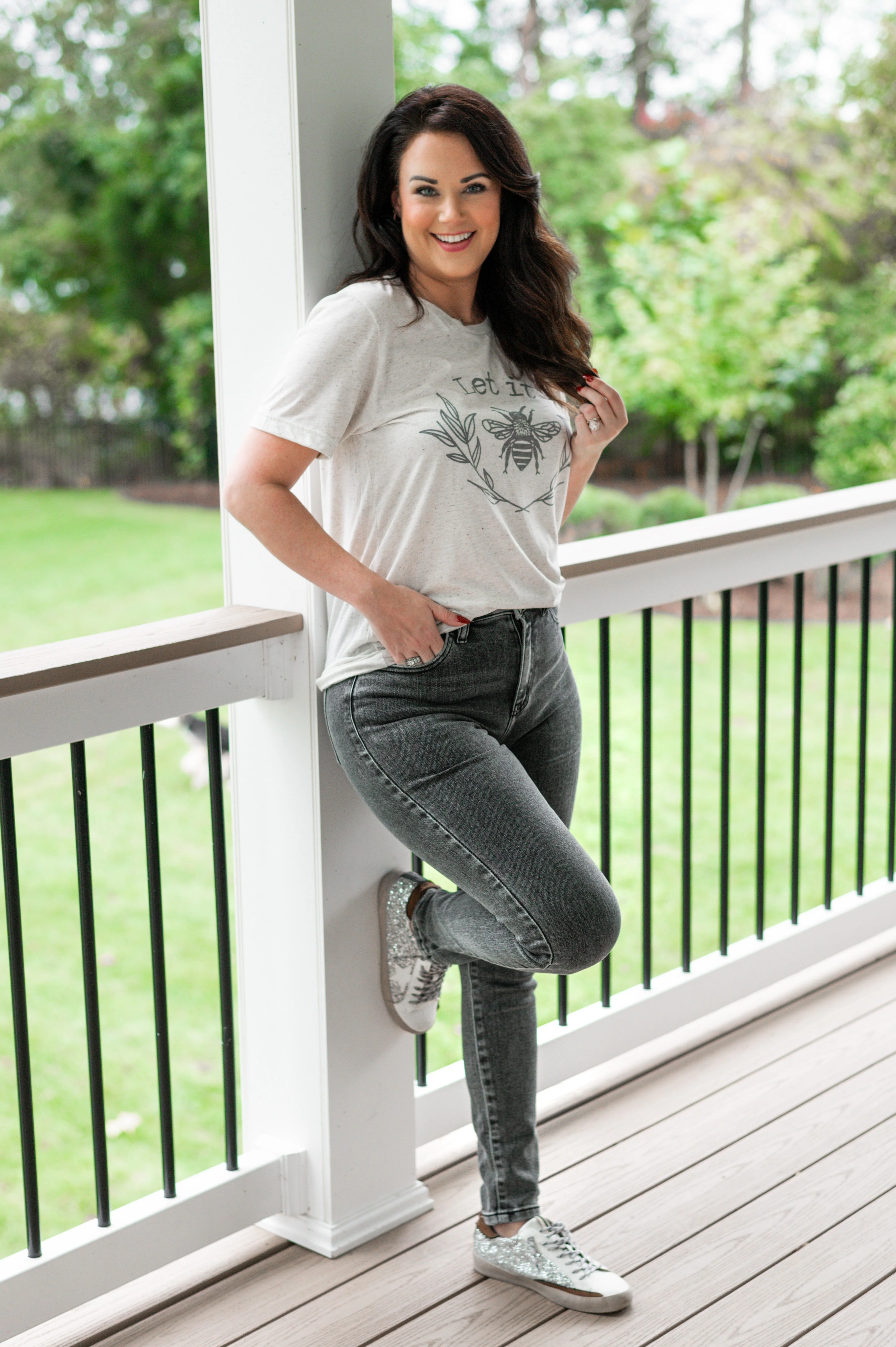 KanCan Trend Setter Grey Non-Distressed Super Skinny Jeans - Image 5