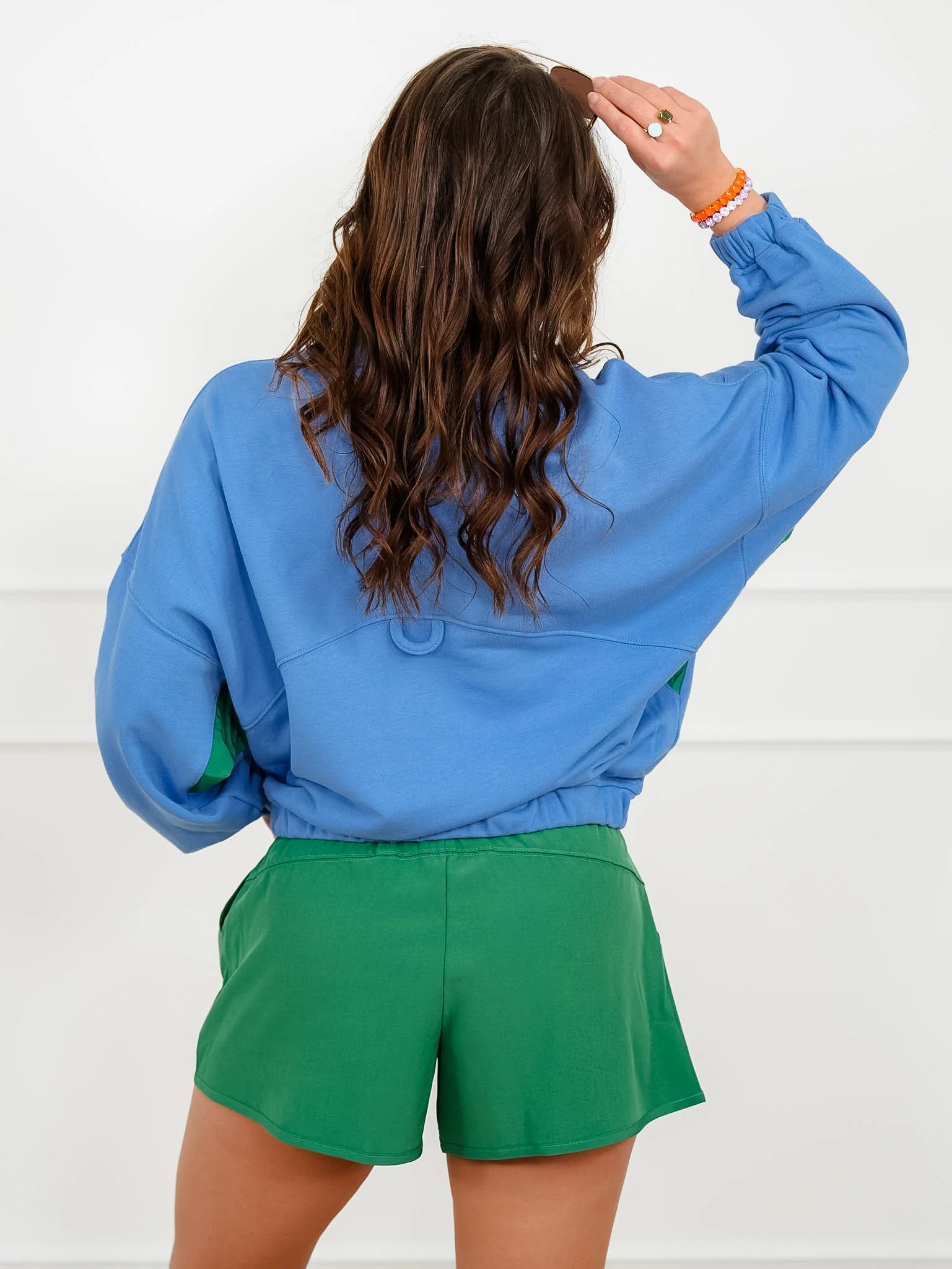 Long Sleeve 3/4 Button Down Top and Shorts Set - Image 11