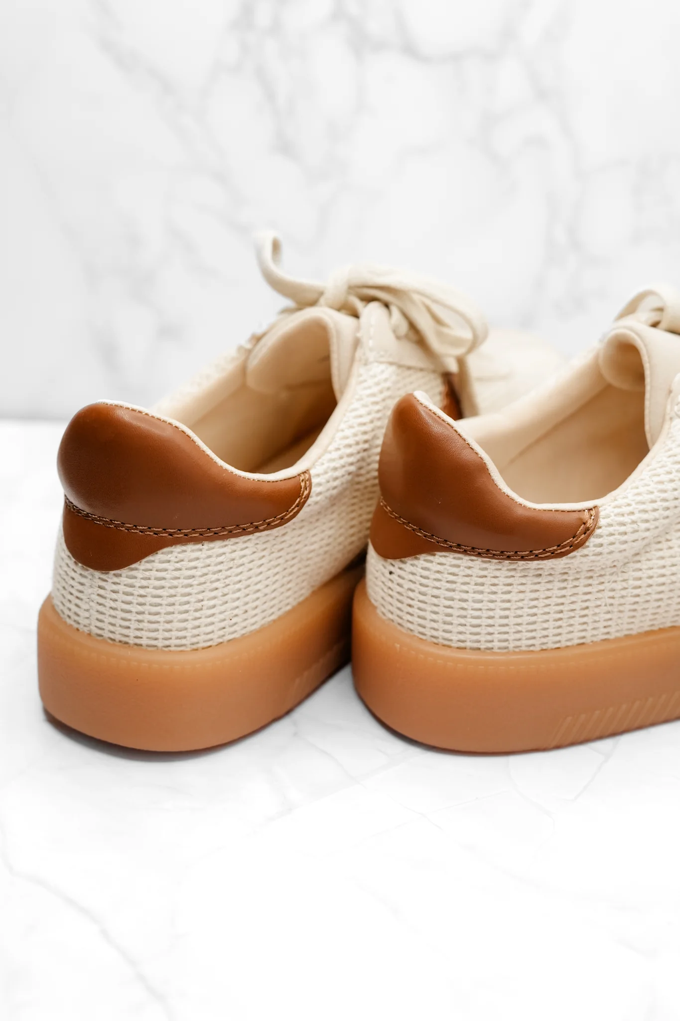 MIA Woven Knit Mixed Material Sneaker - Image 5