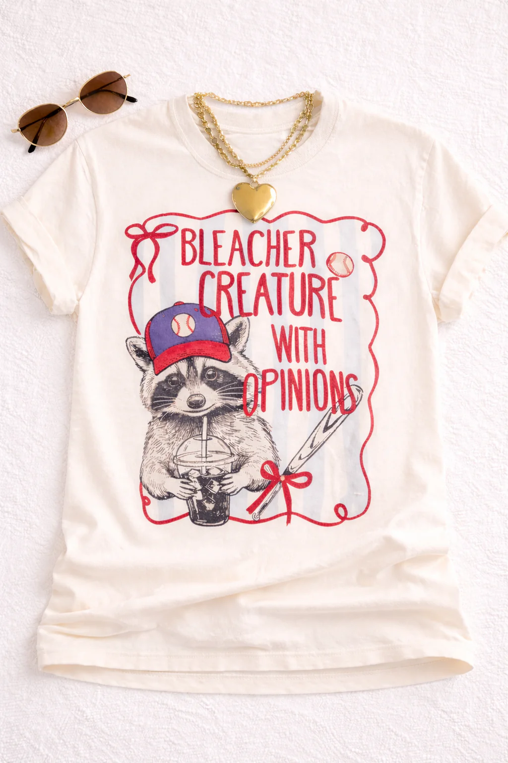 Plus/Reg Short Sleeve "Bleacher Creature" Baseball Graphic Tee