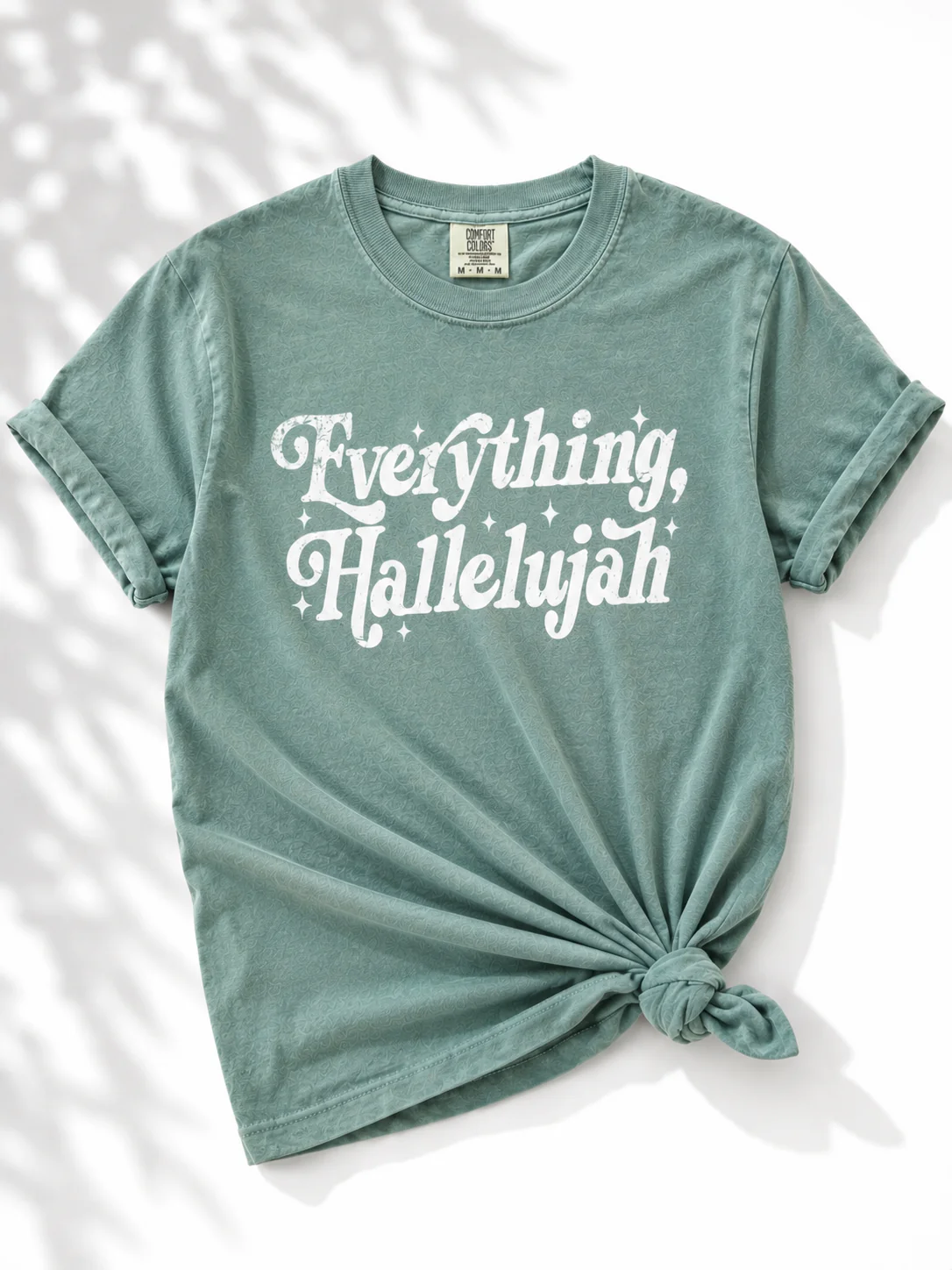 Plus/Reg Short Sleeve "Everything Hallelujah" Graphic Tee