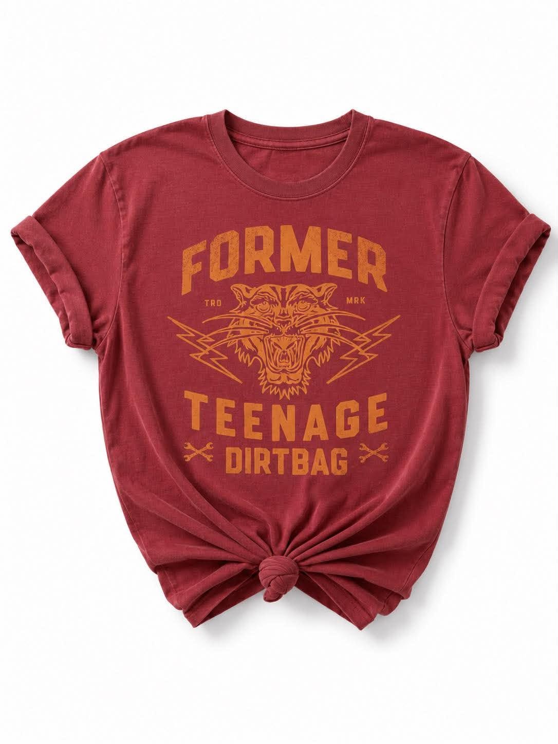 Plus/Reg Short Sleeve Former Teenage Dirtbag Graphic Tee
