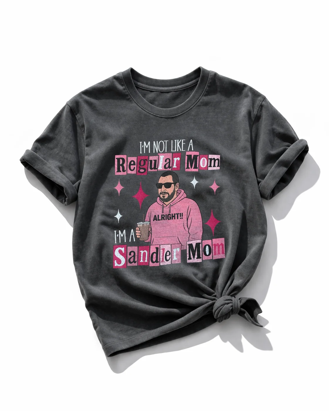 Plus/Reg Short Sleeve "I'm Not Like A Regular Mom..." Graphic Tee