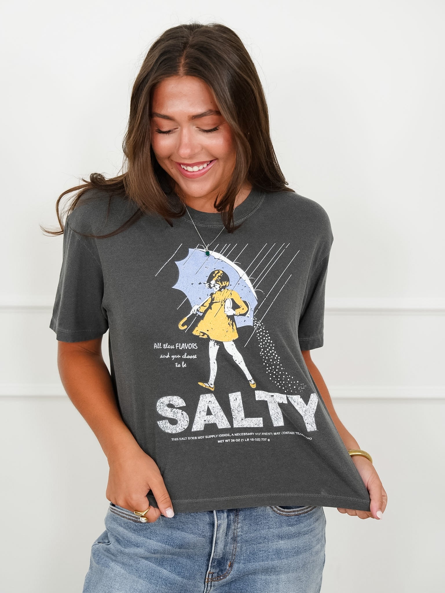 Plus/Reg Short Sleeve "Salty" Graphic Tee - Image 4