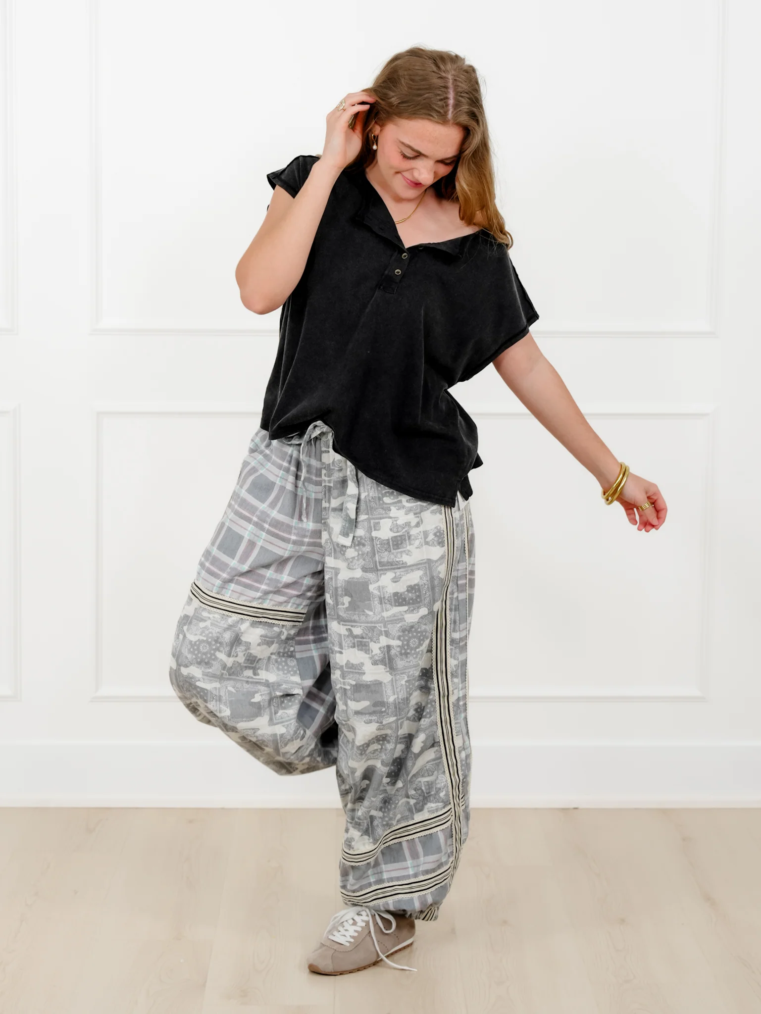 POL Camo Print Elastic Waist Jogger Pants - Image 3