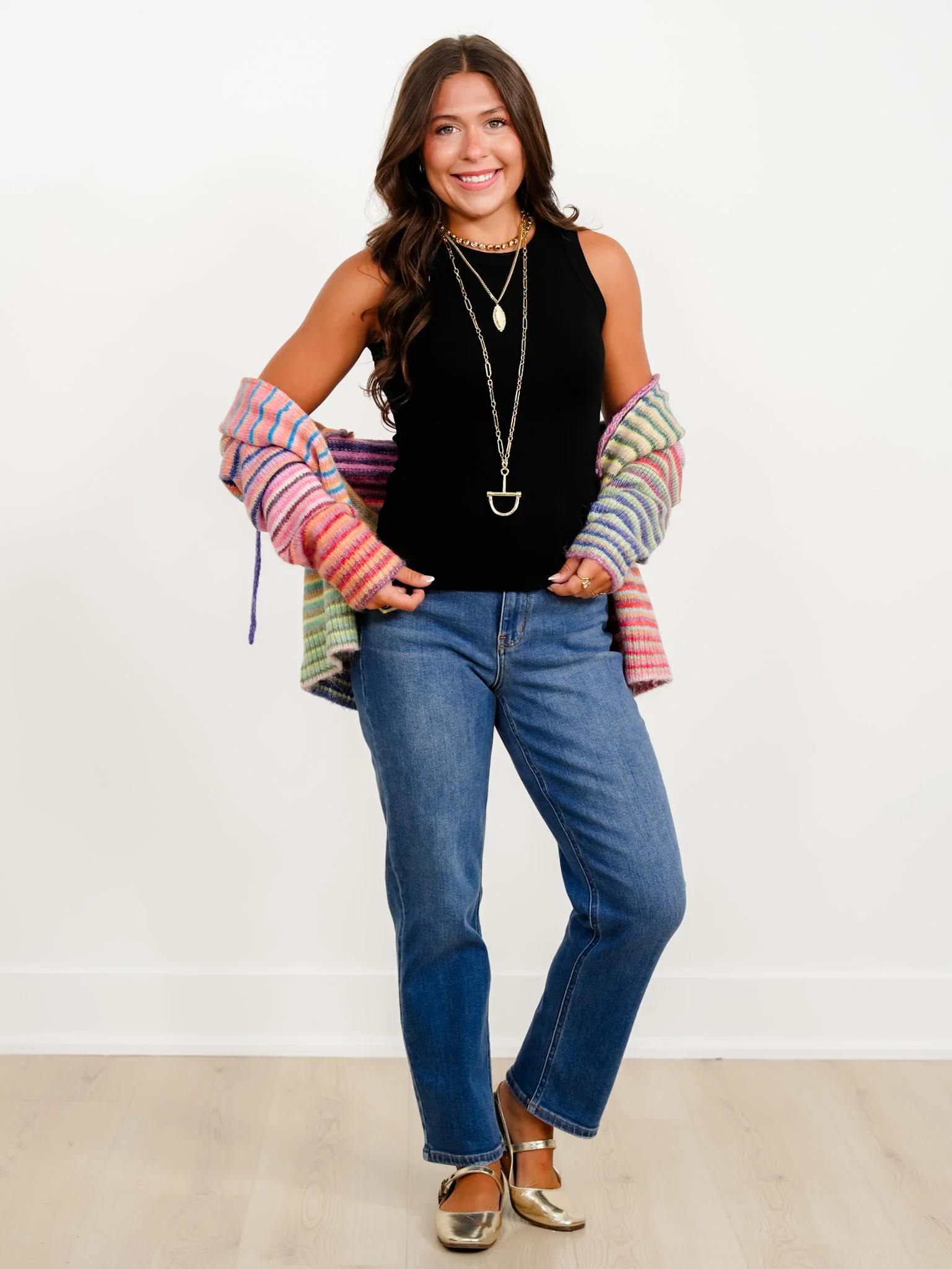 Ribbed Solid Knit Sleeveless Tank Top - Image 6