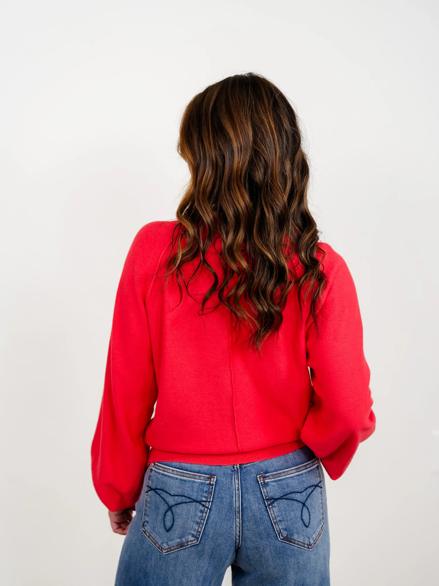 Long Sleeve Half Button Pullover Sweater - Image 5