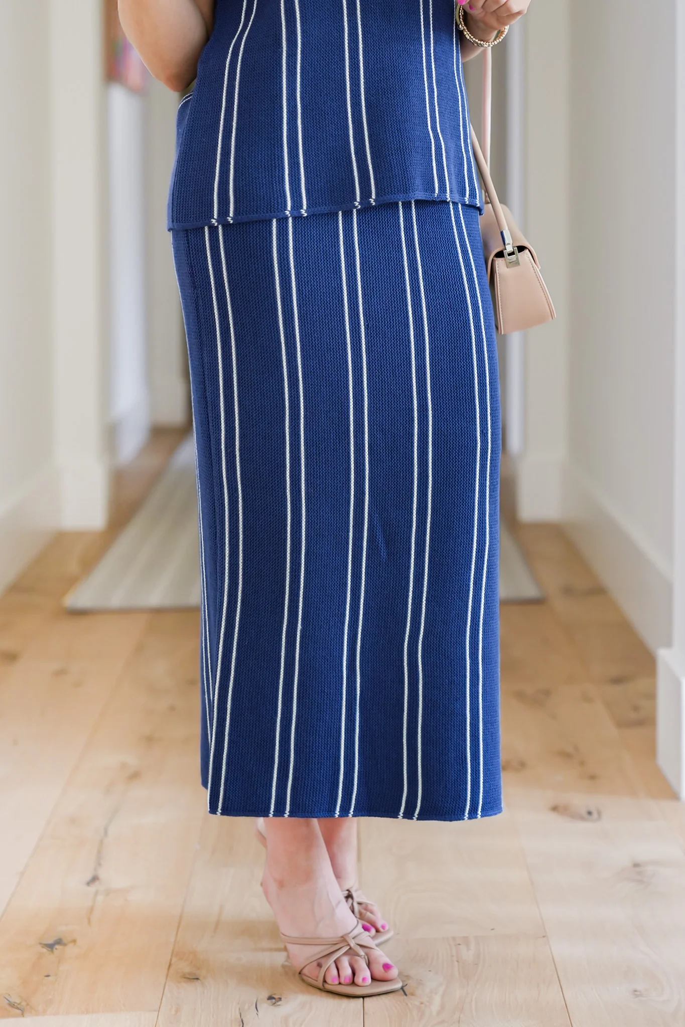 Striped Knit Sweater and Skirt Set - Image 5