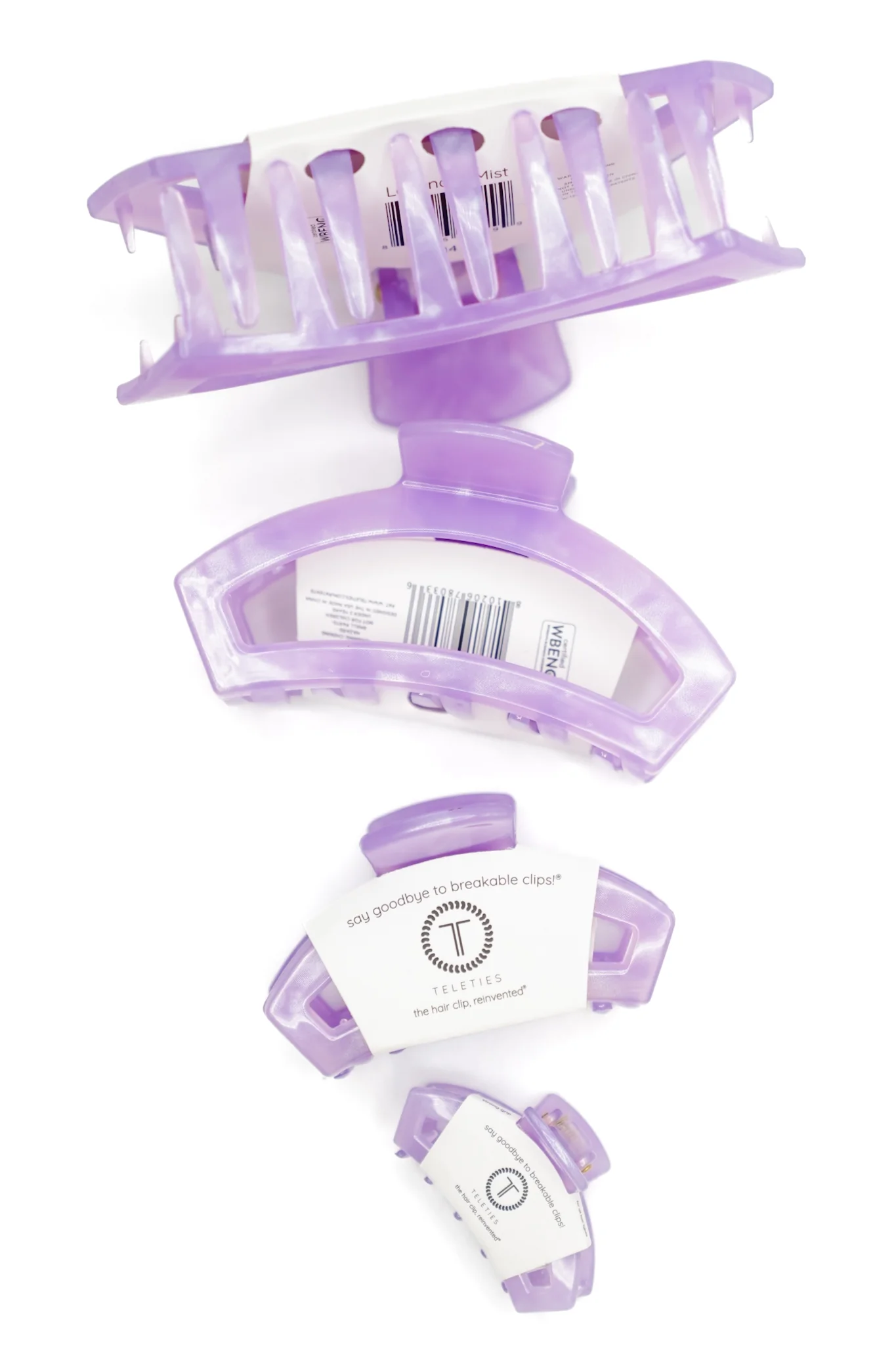 Teleties Open Lavender Mist Hair Clips*Final Sale* - Image 2