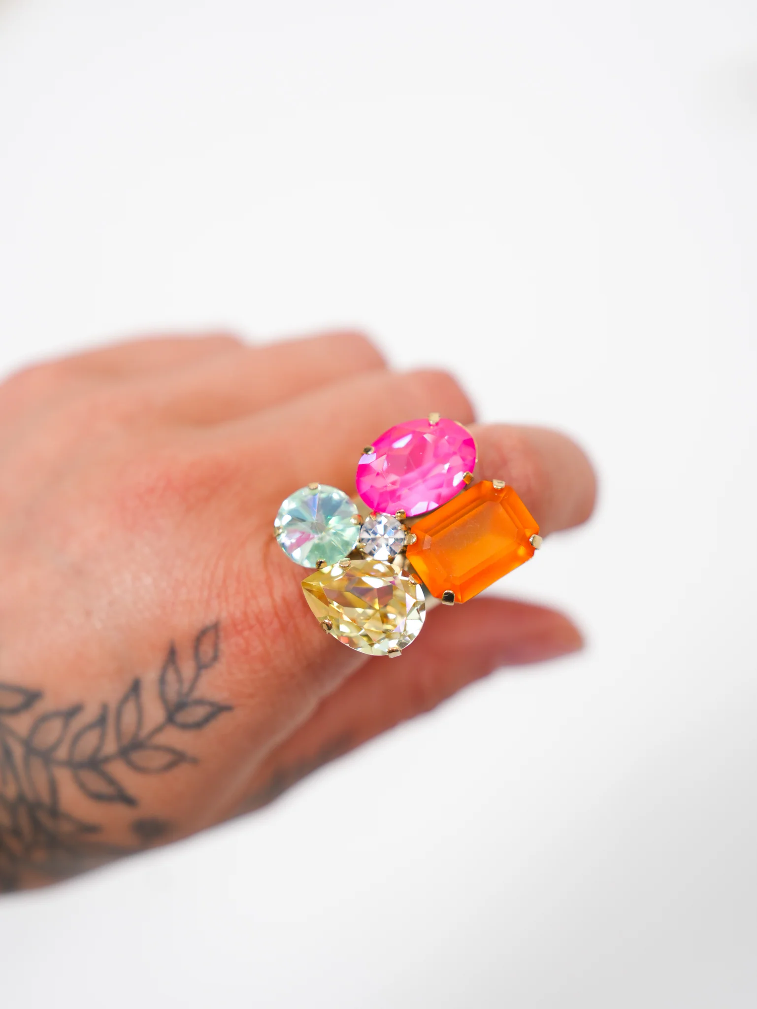 TOVA Aster Crystal Ring - Image 4