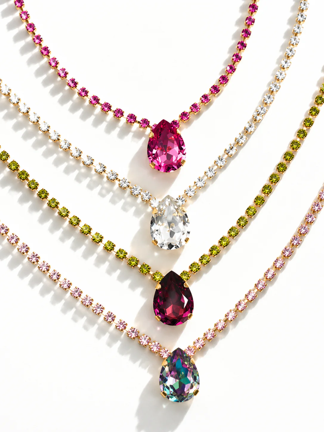 TOVA Milli Teardrop Pendant Necklace