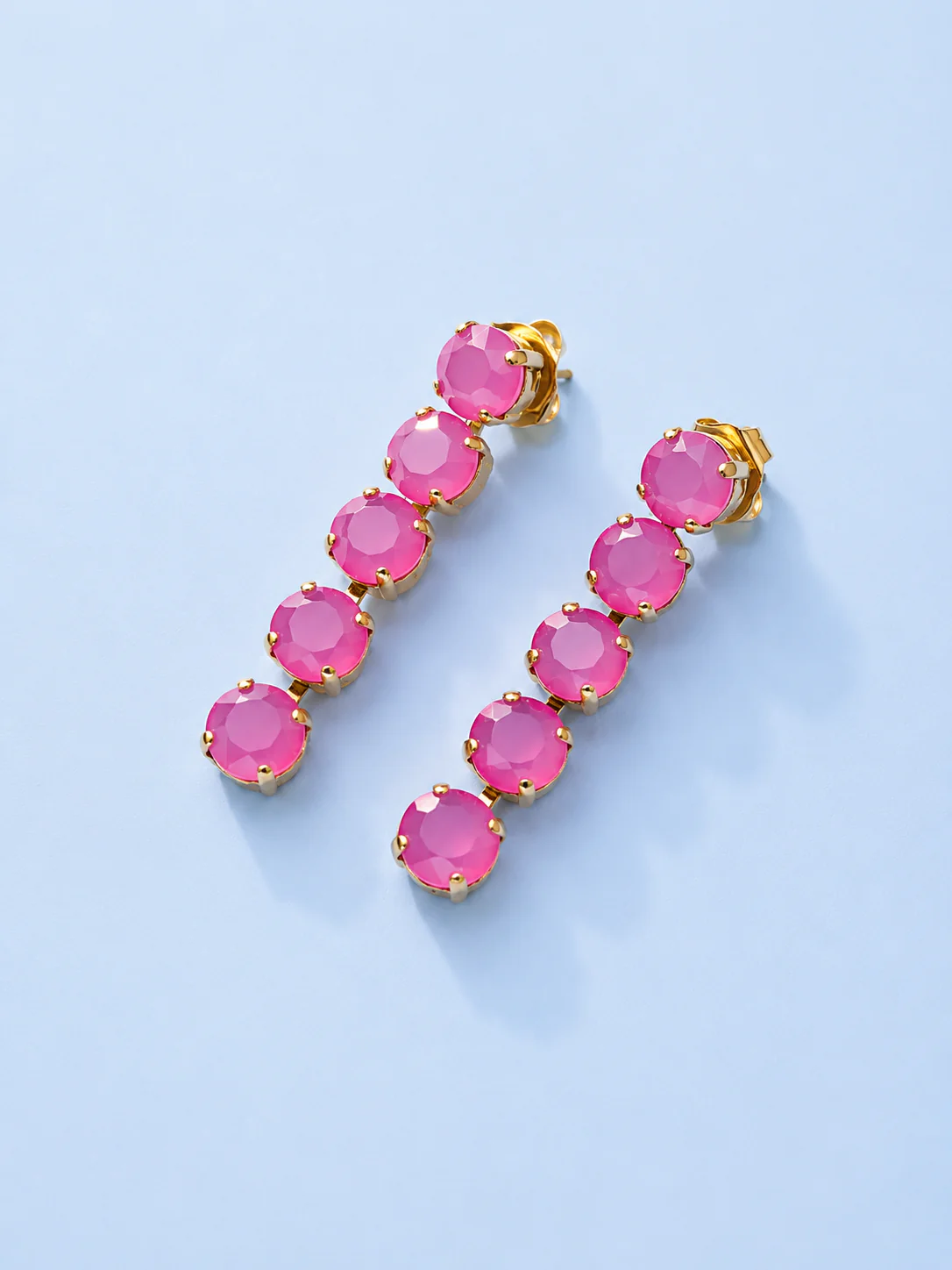TOVA Oakland Opal Crystal Drop Earrings - Image 4