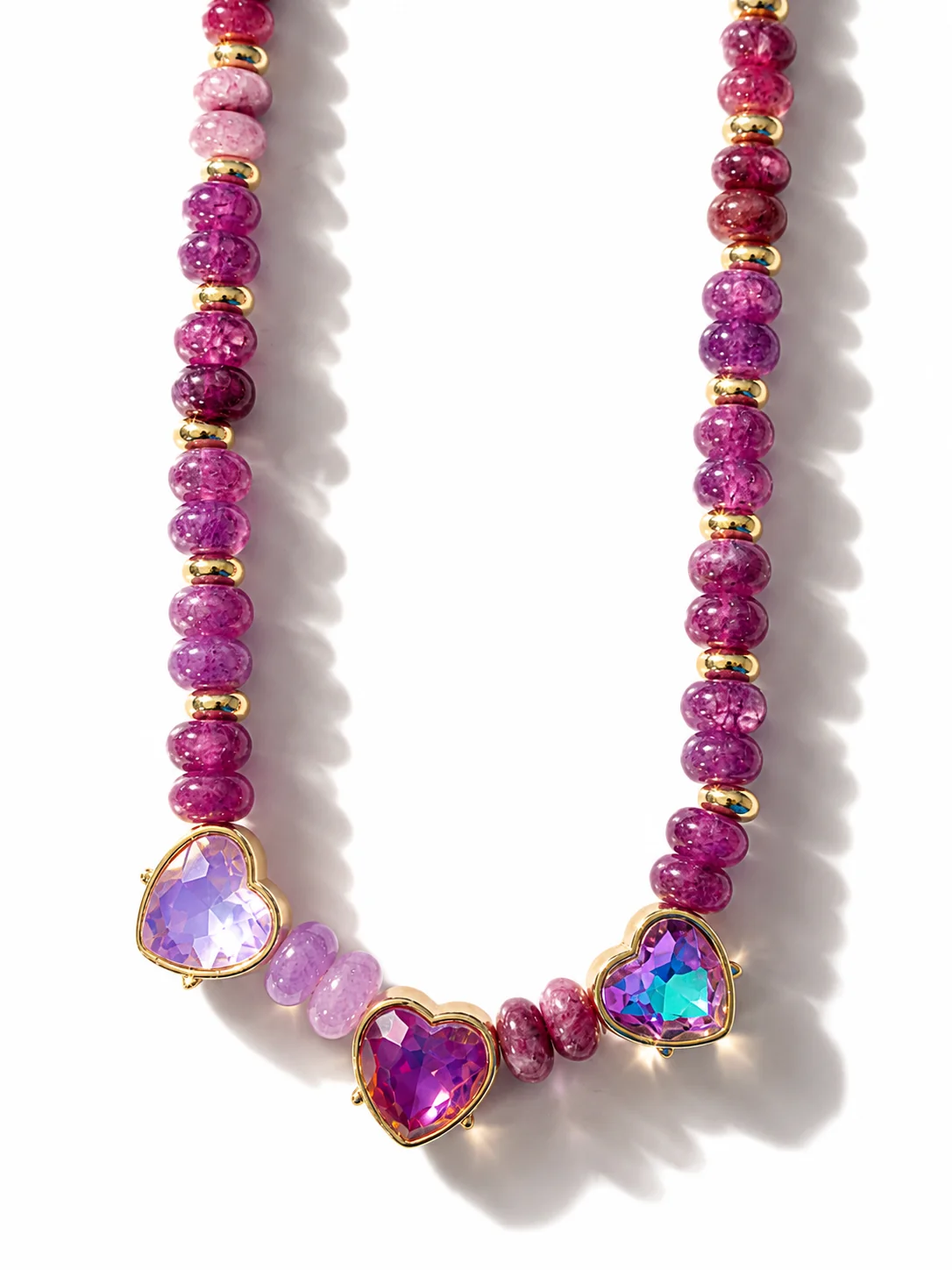 Treasure Jewels All Hearts Beaded Necklace - Image 3