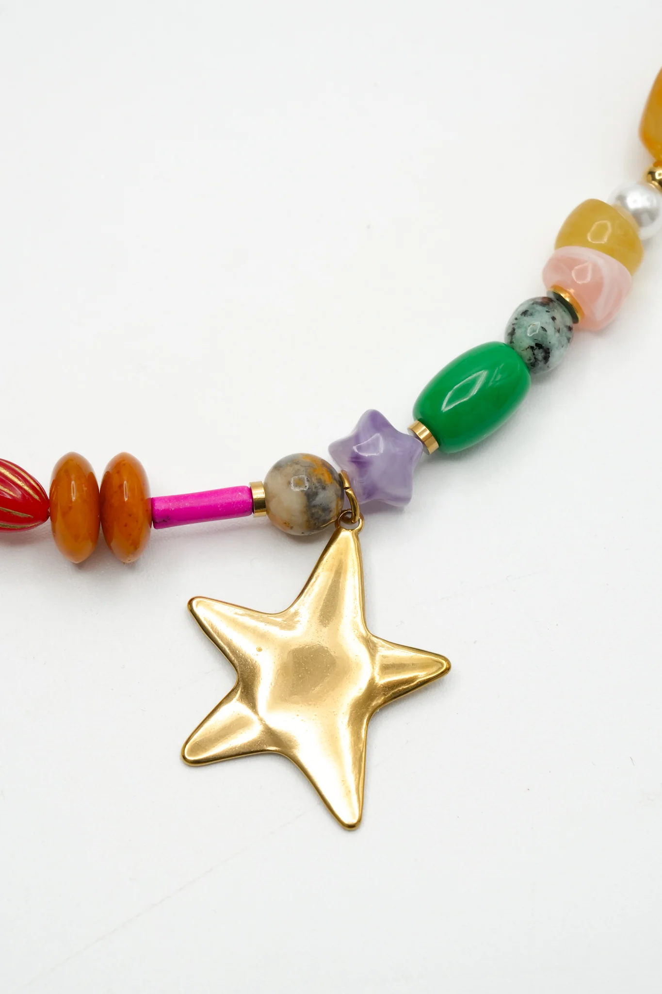 Restock! Treasure Jewels Glow Girl Beaded Star Necklace - Image 2