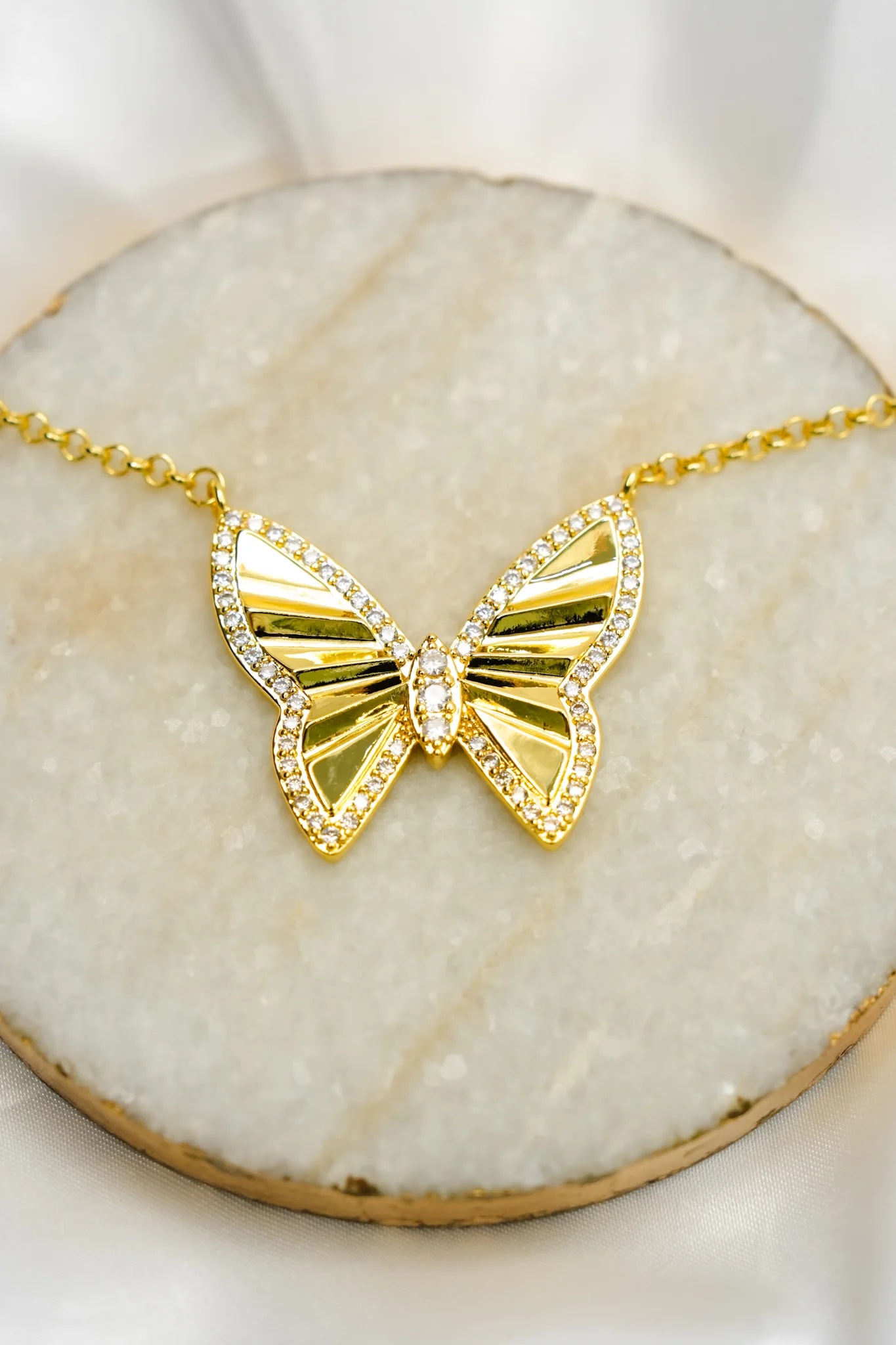 Treasure Jewels Radiant Flight Butterfly Necklace - Image 2