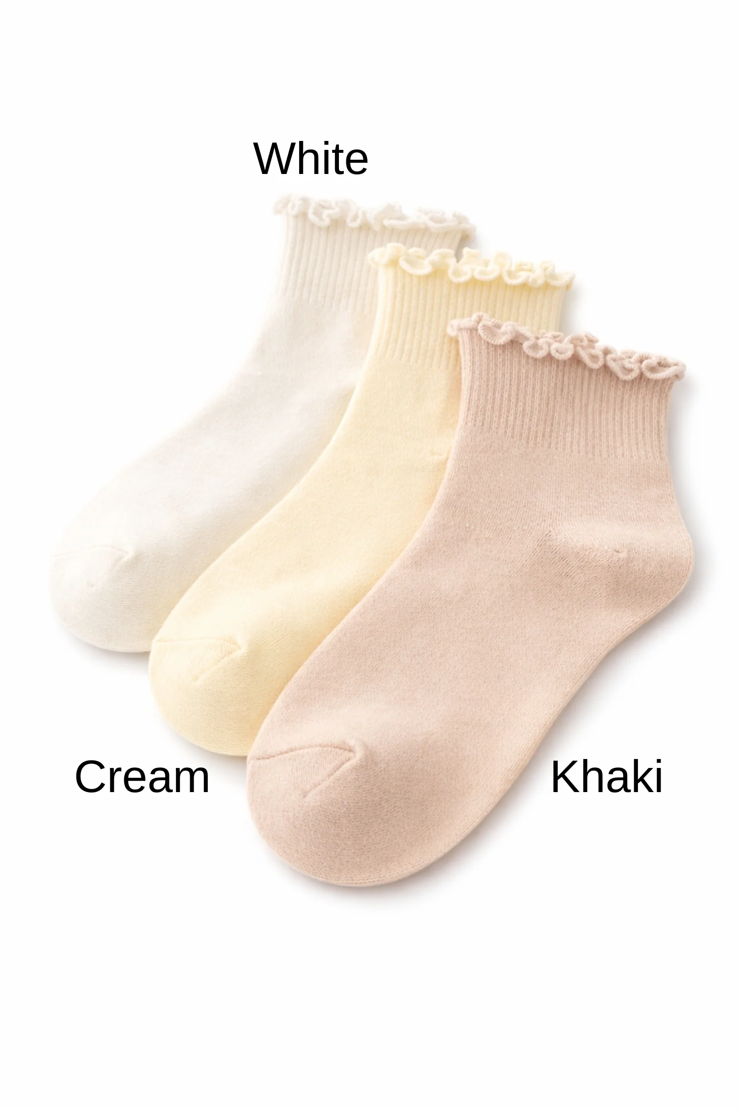 Women's Ruffle Ankle Socks - Image 2